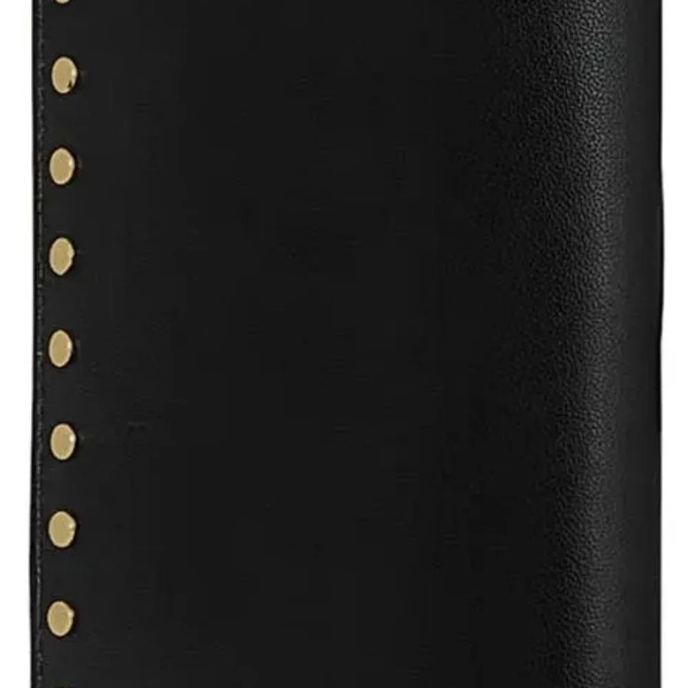 Rebecca Minkoff Bon Voyage Passport Case — Black Leather w/ Studs - Picture 3 of 12